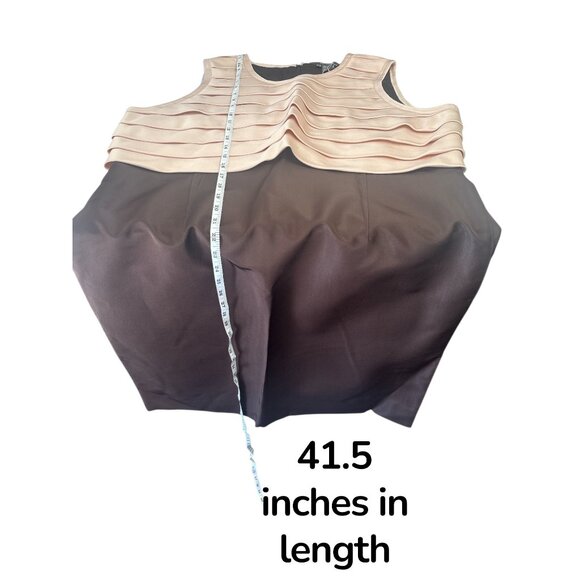 Per Se 100% Silk Colorblock Dress – Size 18 / UK 20 (NWT) - Picture 9 of 10